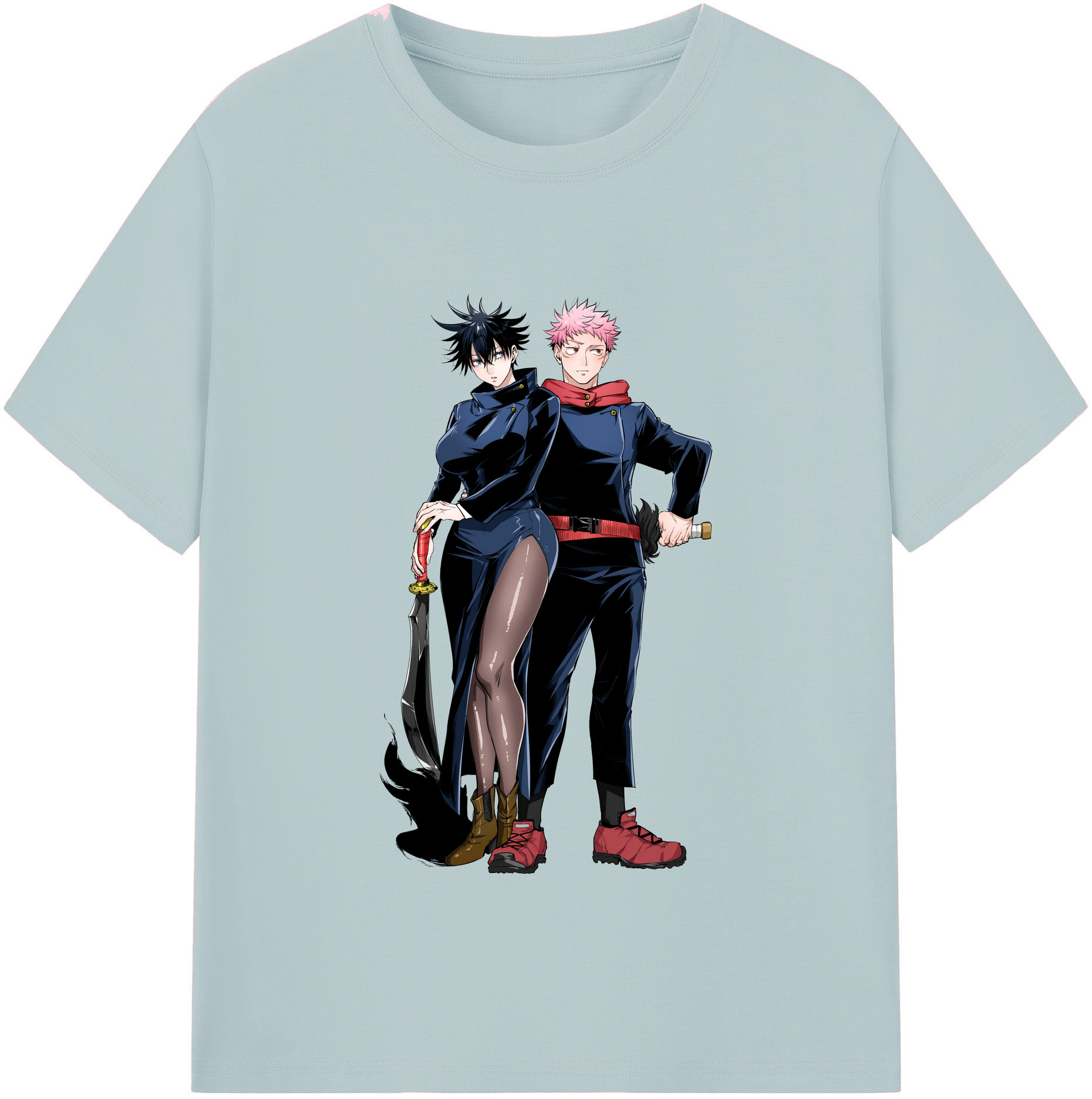 （画像用） 呪術廻戦 Jujutsu Kaisen 綿100％半袖Tシャツ（フロントプリント）